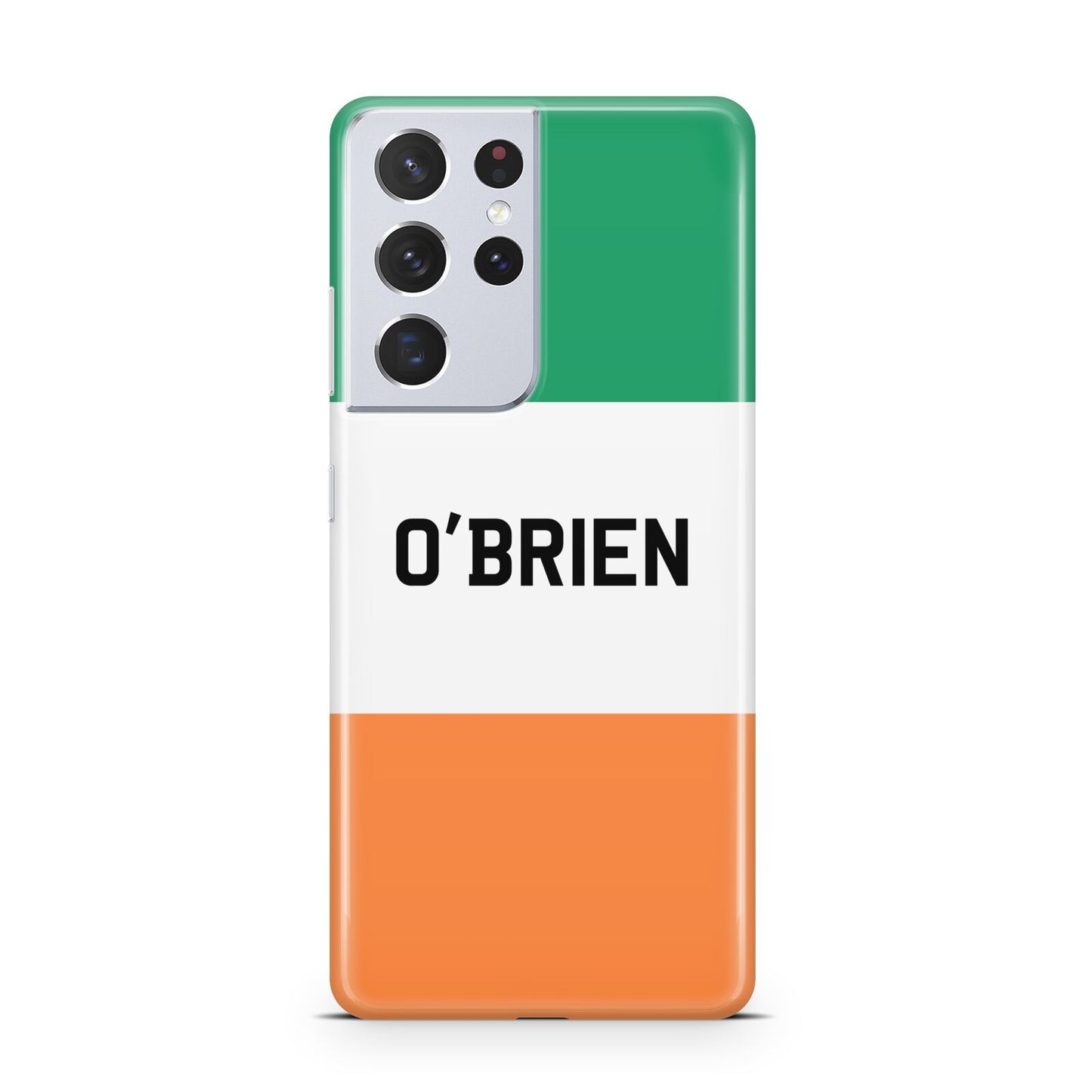 Irish Flag Personalised Name Samsung S21 Ultra Case