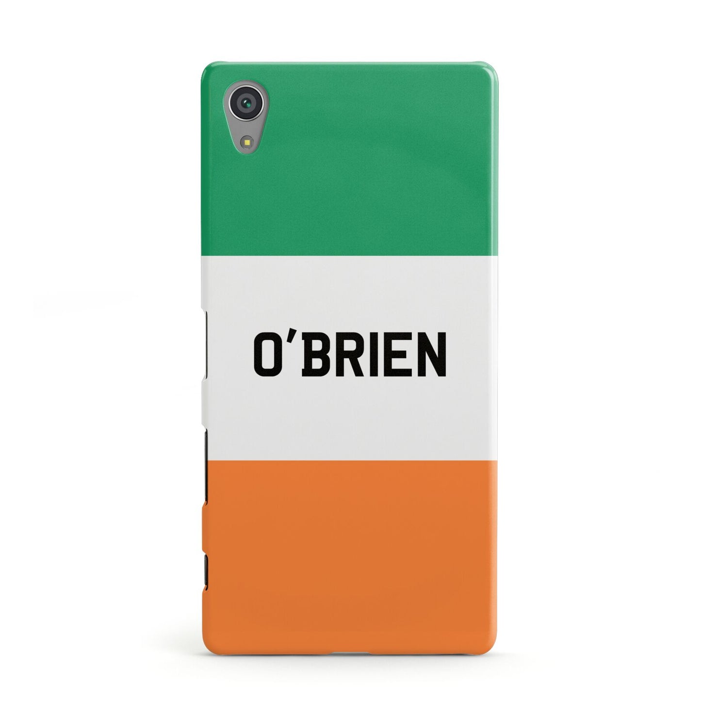 Irish Flag Personalised Name Sony Xperia Case