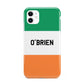 Irish Flag Personalised Name iPhone 11 3D Tough Case