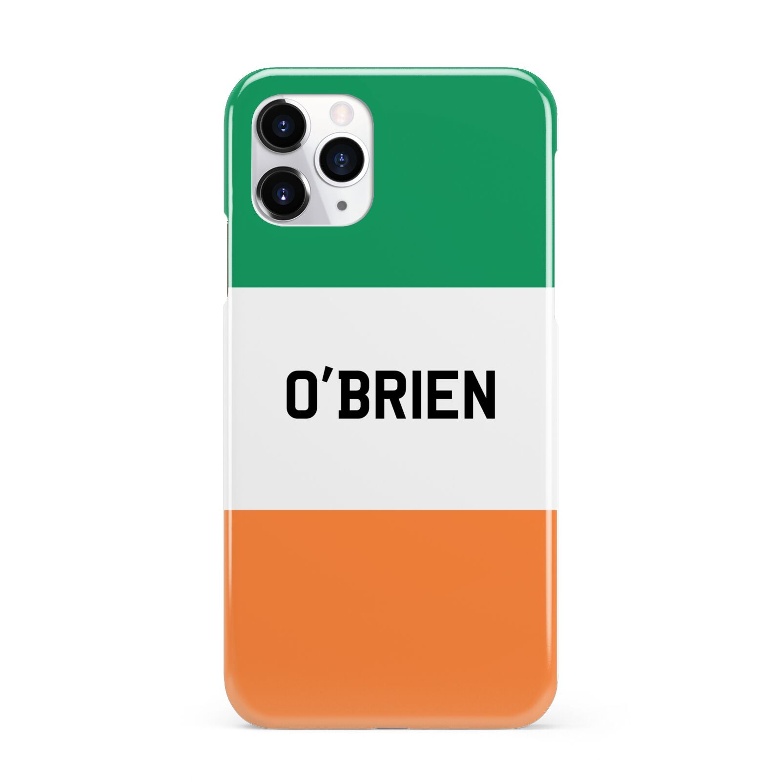 Irish Flag Personalised Name iPhone 11 Pro 3D Snap Case