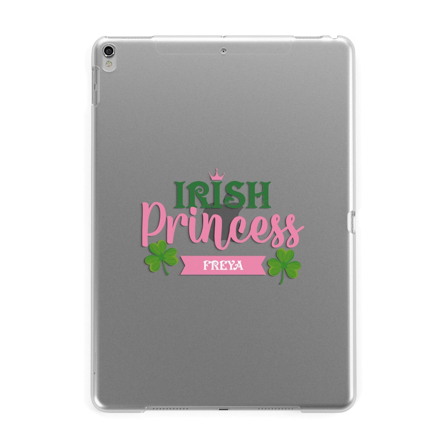 Irish Princess Personalised Apple iPad Silver Case