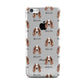 Irish Red White Setter Icon with Name Apple iPhone 5c Case