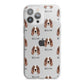 Irish Red White Setter Icon with Name iPhone 13 Pro Max TPU Impact Case with White Edges