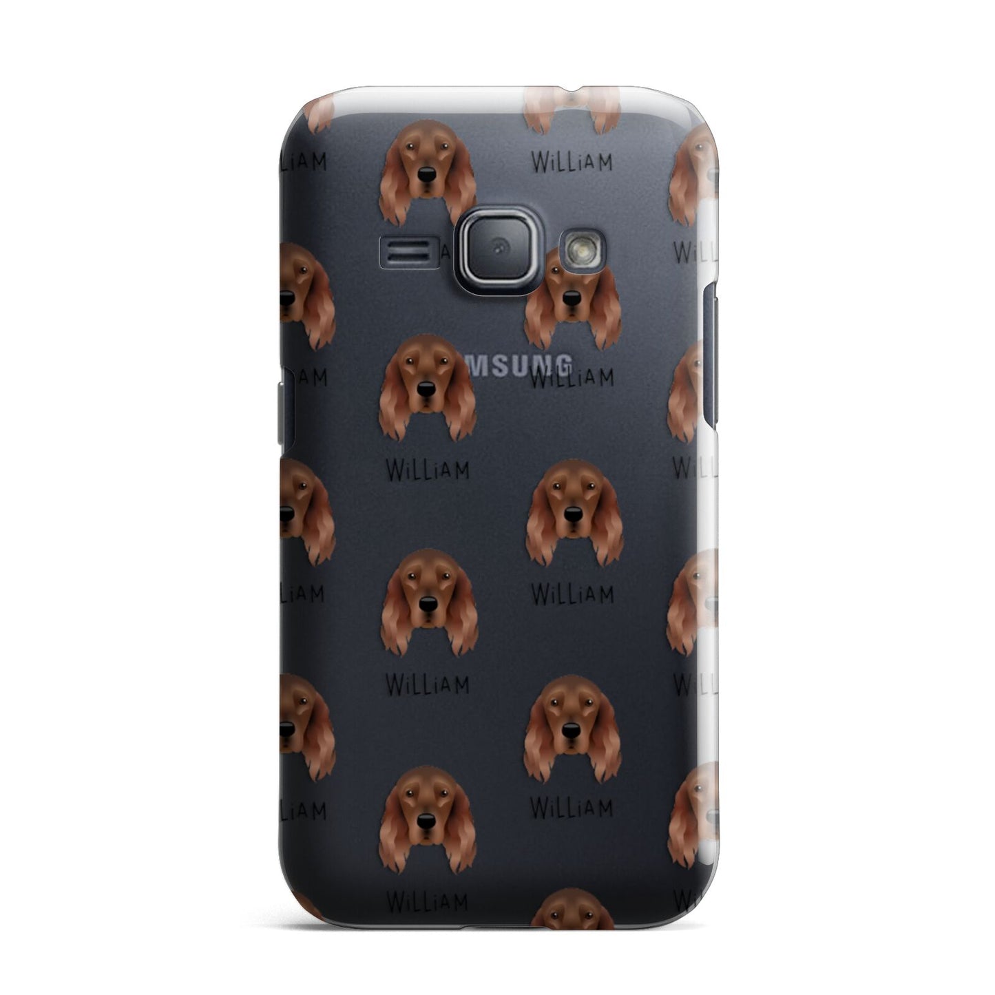 Irish Setter Icon with Name Samsung Galaxy J1 2016 Case