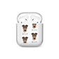 Irish Terrier Icon with Name AirPods Case
