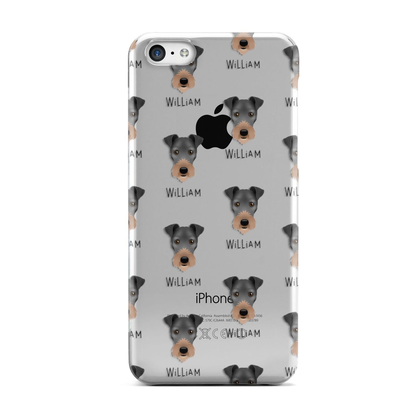 Irish Terrier Icon with Name Apple iPhone 5c Case