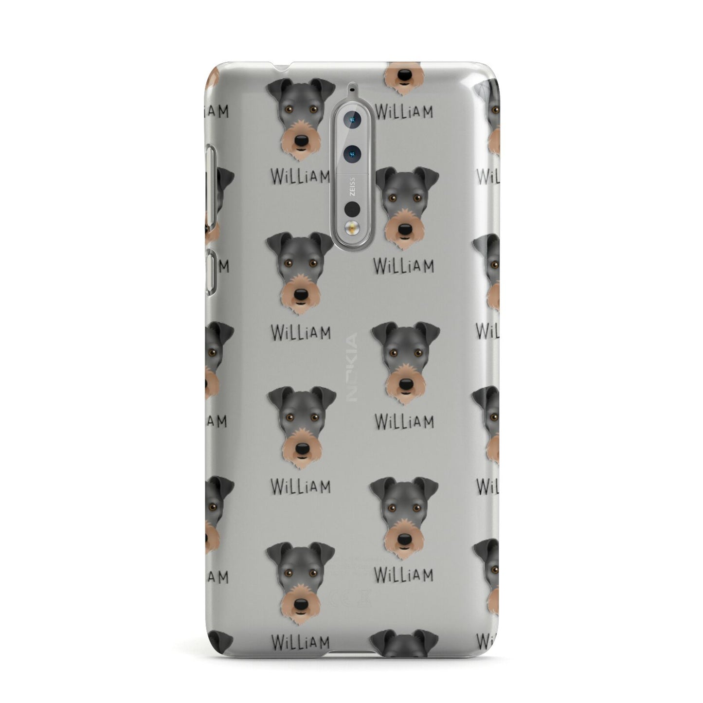 Irish Terrier Icon with Name Nokia Case