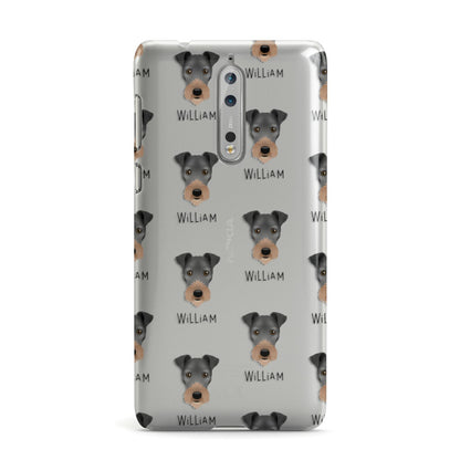 Irish Terrier Icon with Name Nokia Case