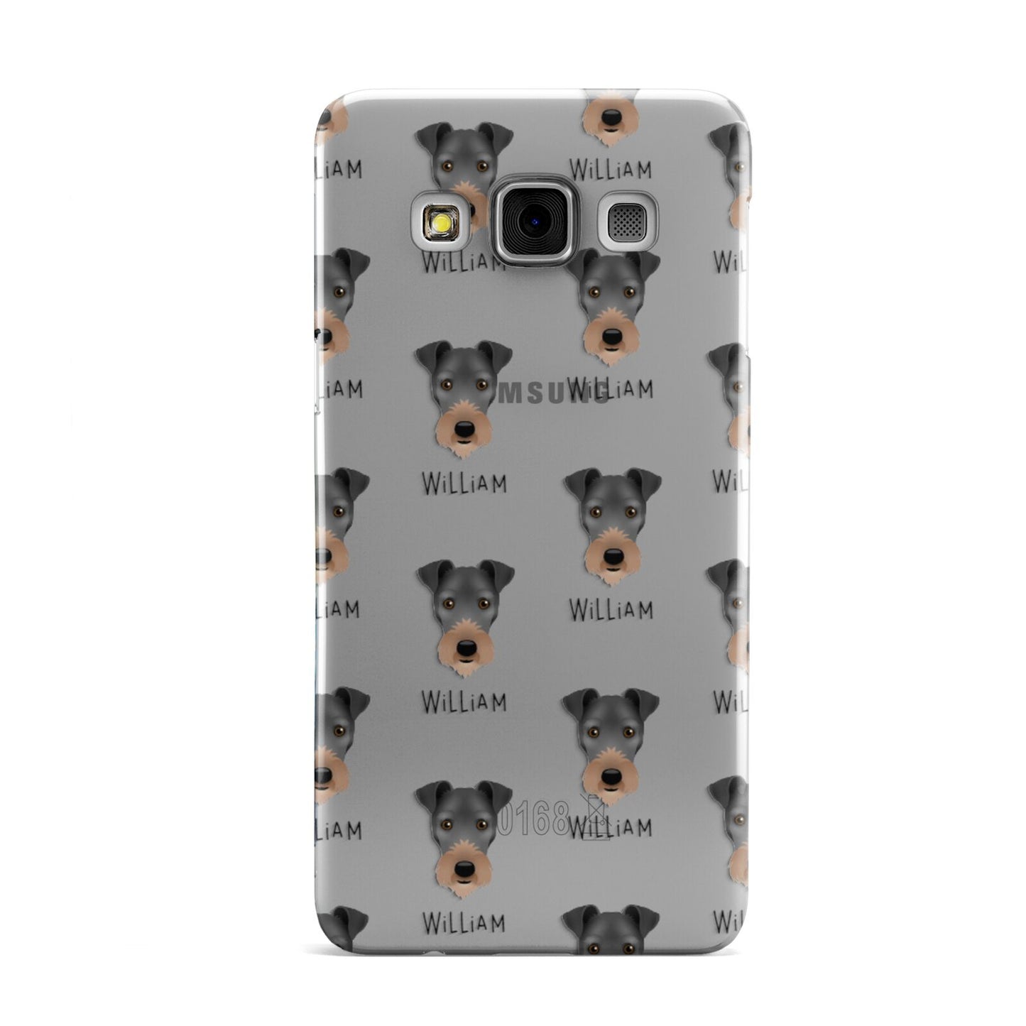 Irish Terrier Icon with Name Samsung Galaxy A3 Case