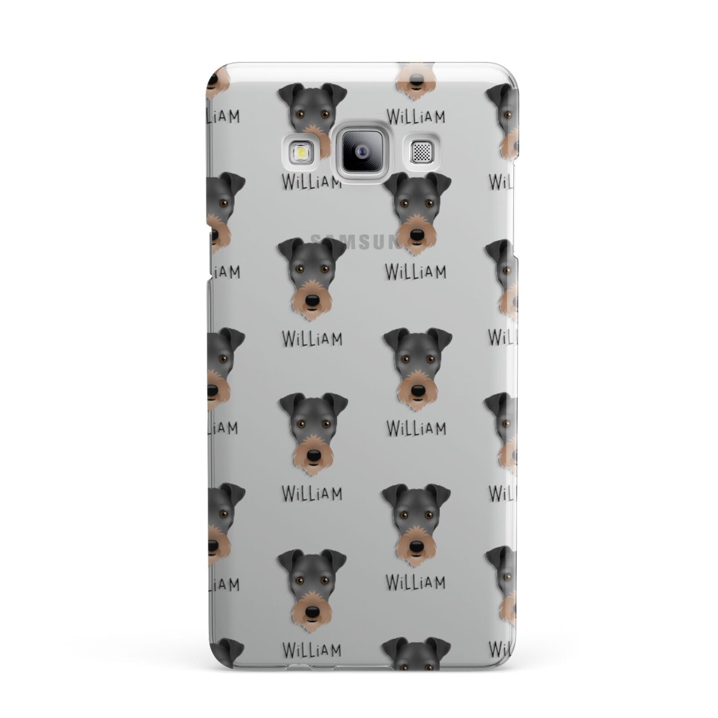 Irish Terrier Icon with Name Samsung Galaxy A7 2015 Case