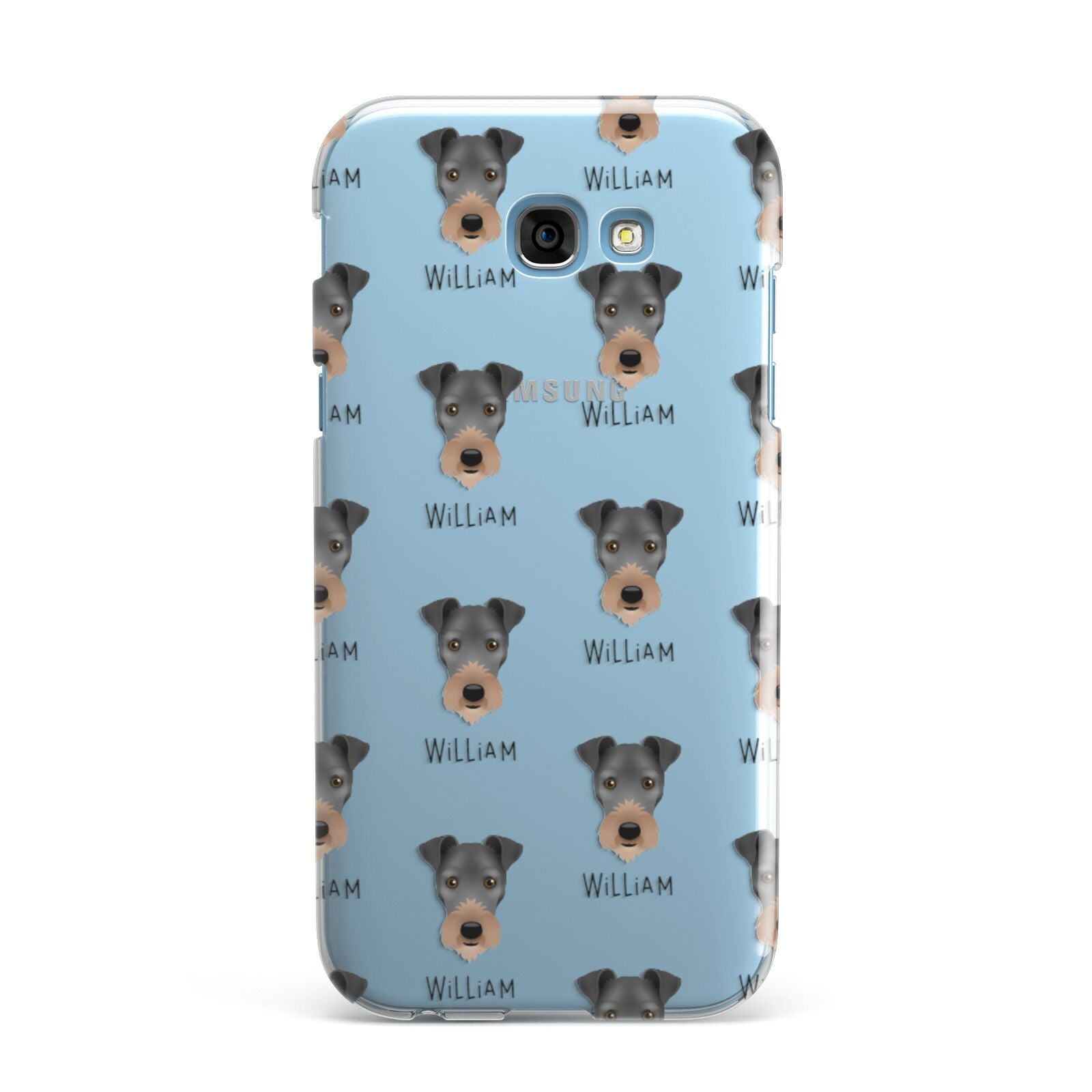 Irish Terrier Icon with Name Samsung Galaxy A7 2017 Case
