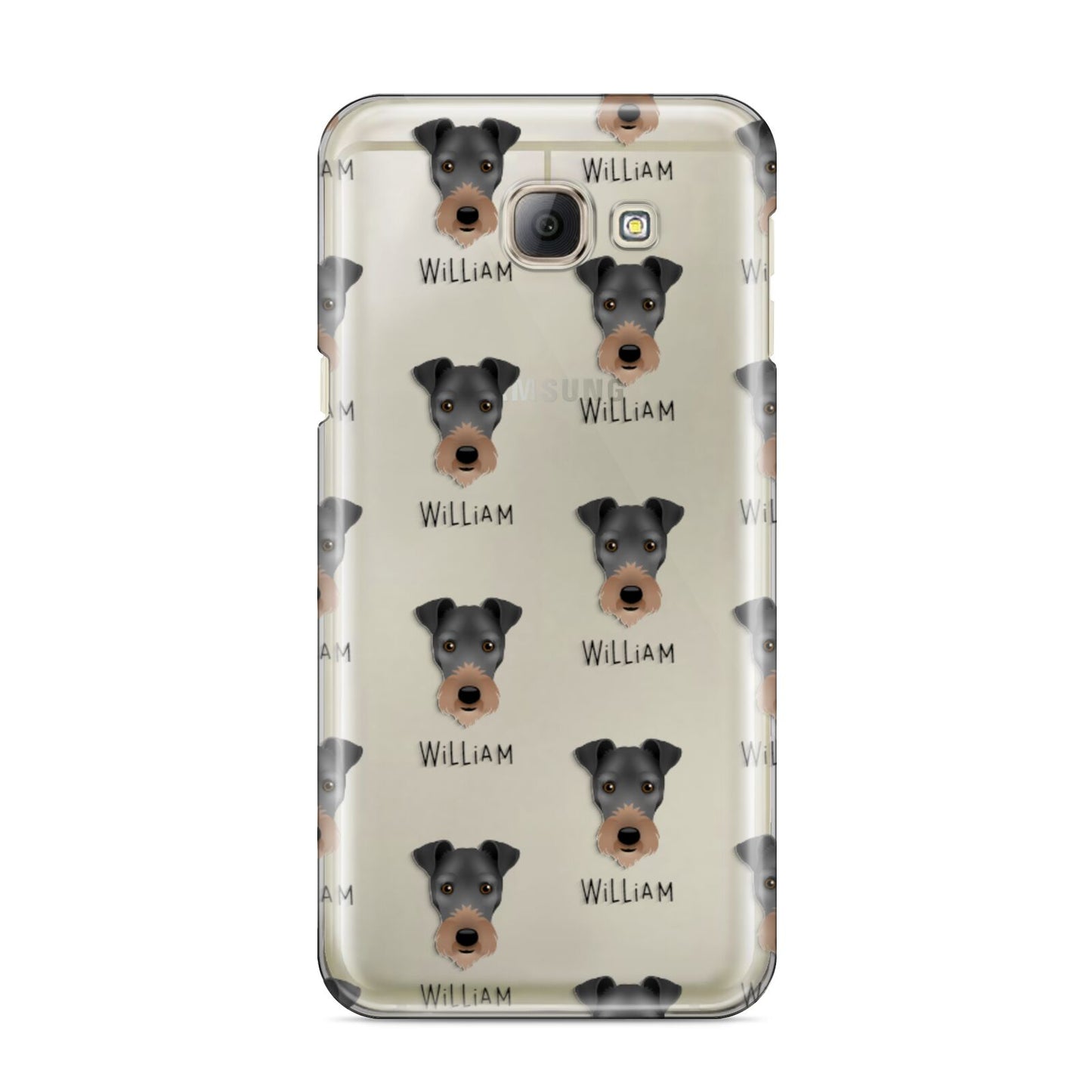 Irish Terrier Icon with Name Samsung Galaxy A8 2016 Case