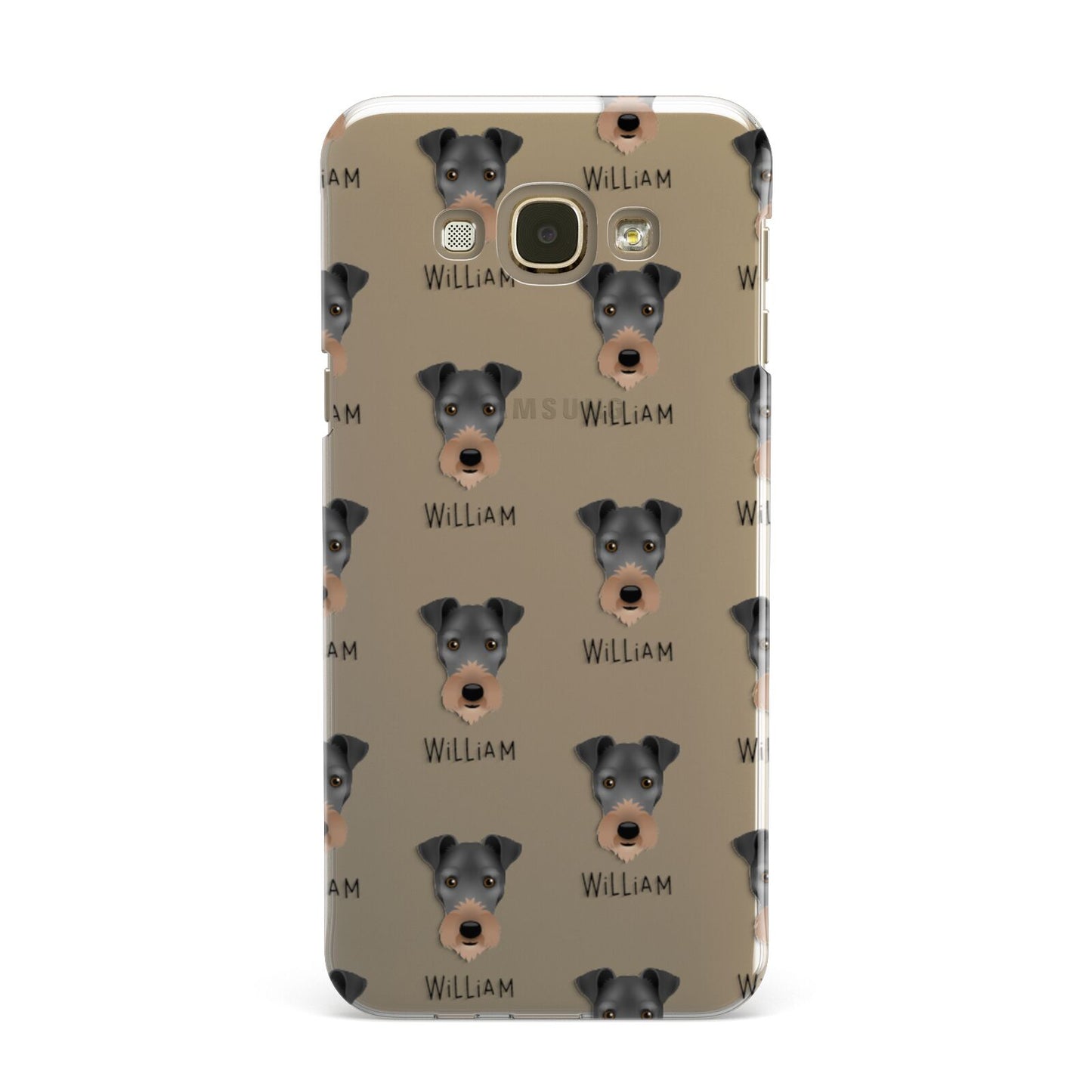 Irish Terrier Icon with Name Samsung Galaxy A8 Case