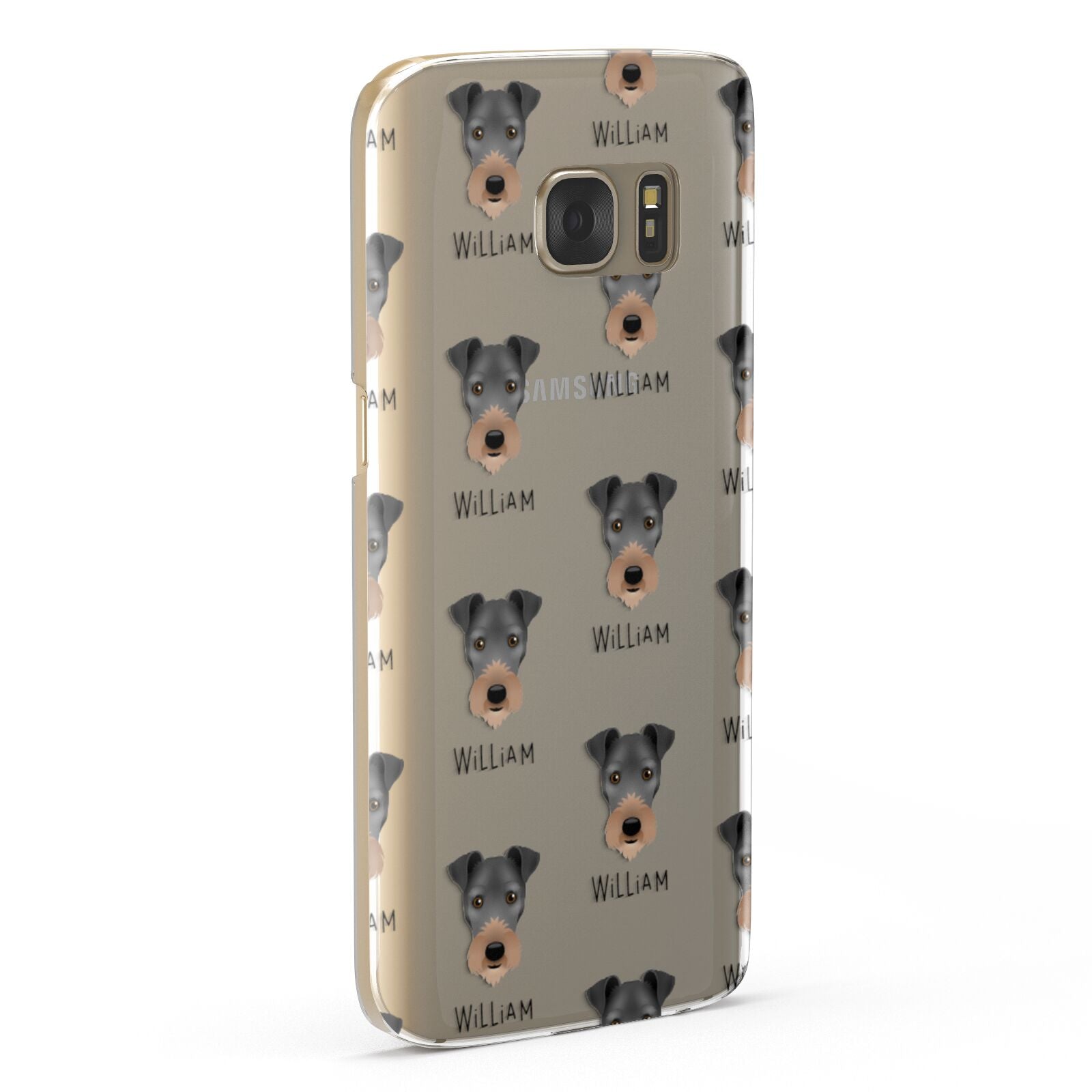 Irish Terrier Icon with Name Samsung Galaxy Case Fourty Five Degrees
