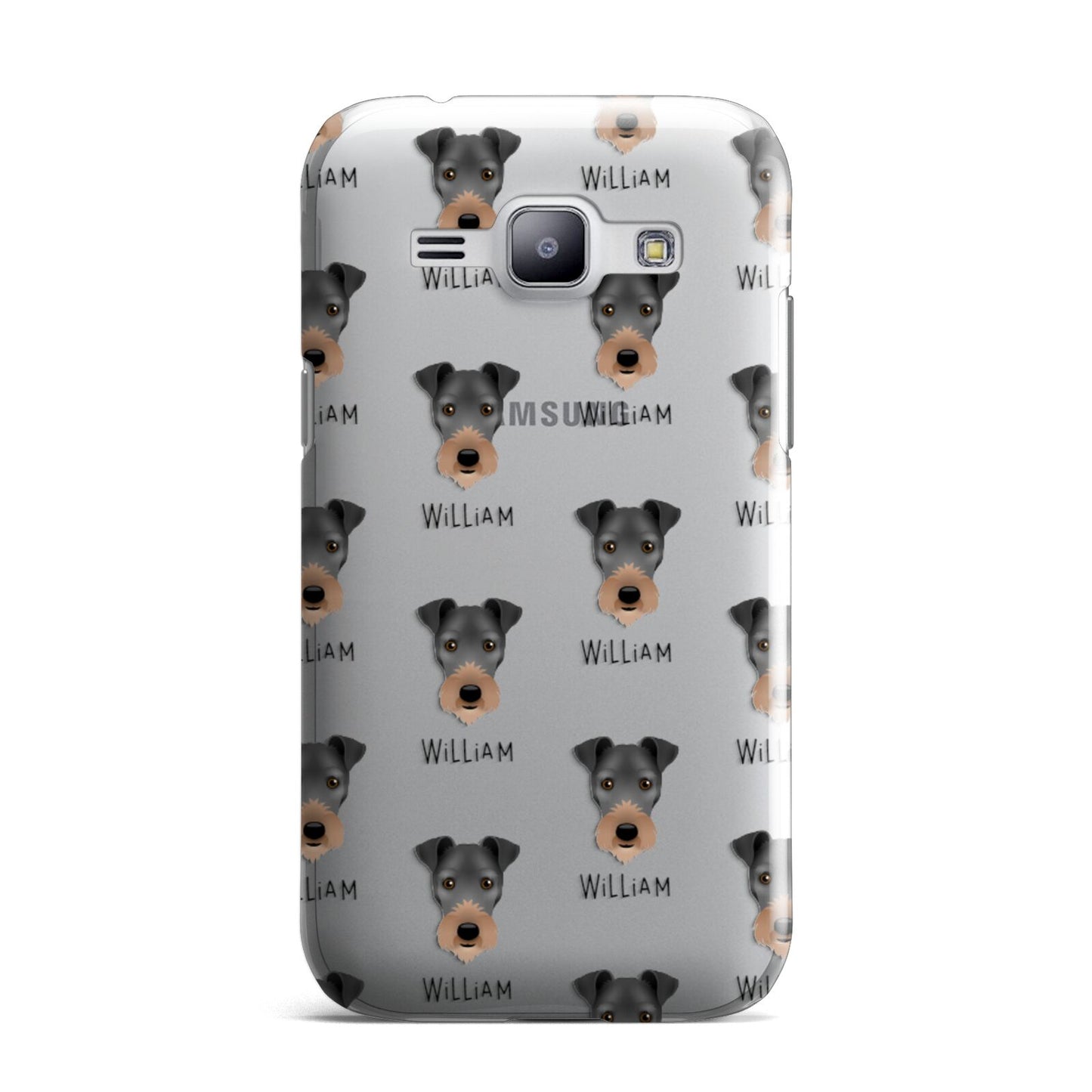 Irish Terrier Icon with Name Samsung Galaxy J1 2015 Case