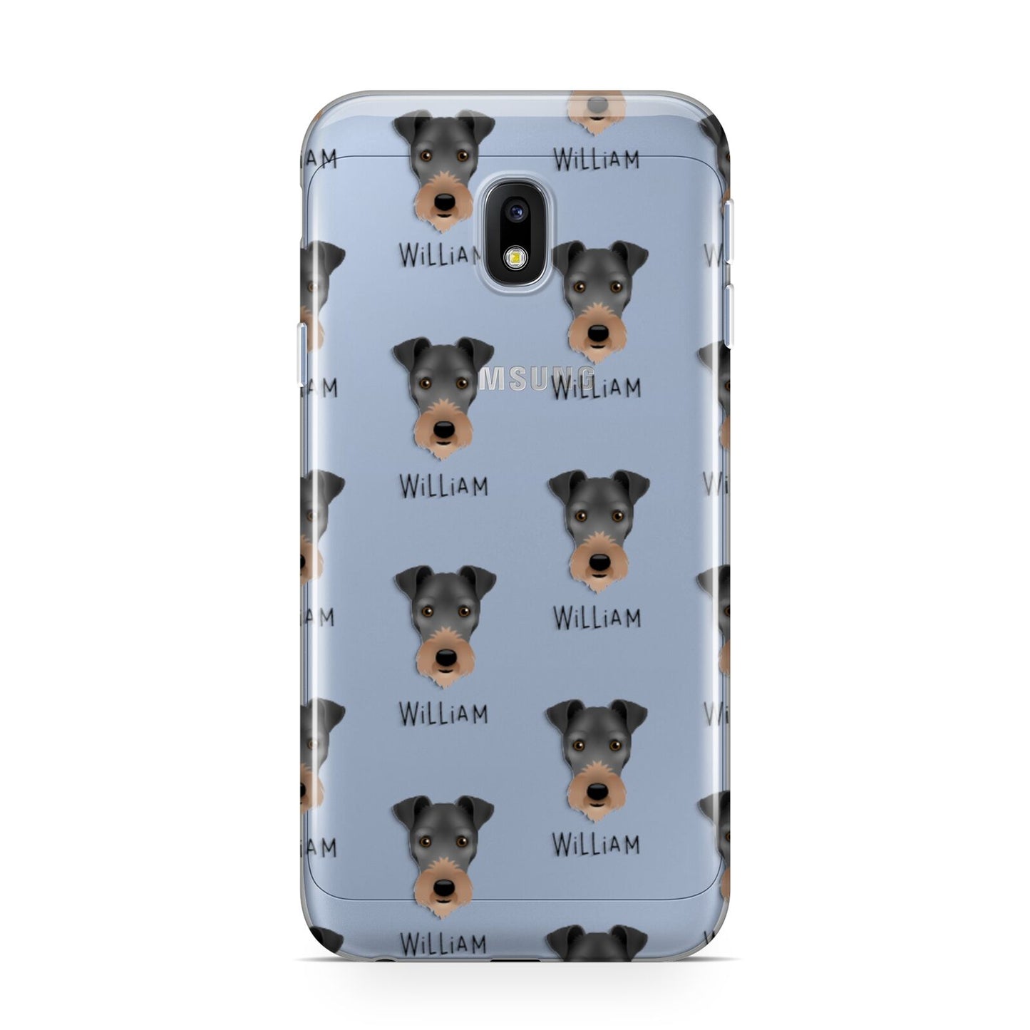 Irish Terrier Icon with Name Samsung Galaxy J3 2017 Case