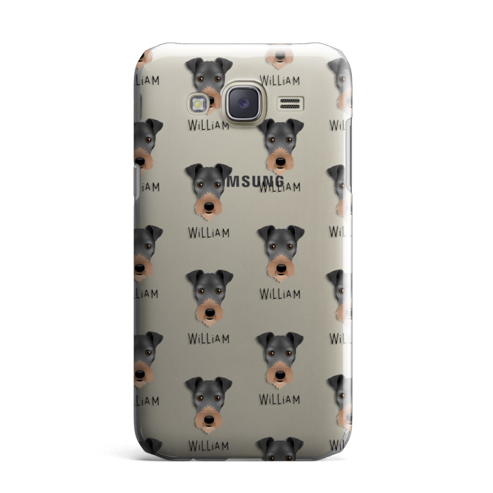 Irish Terrier Icon with Name Samsung Galaxy J7 Case