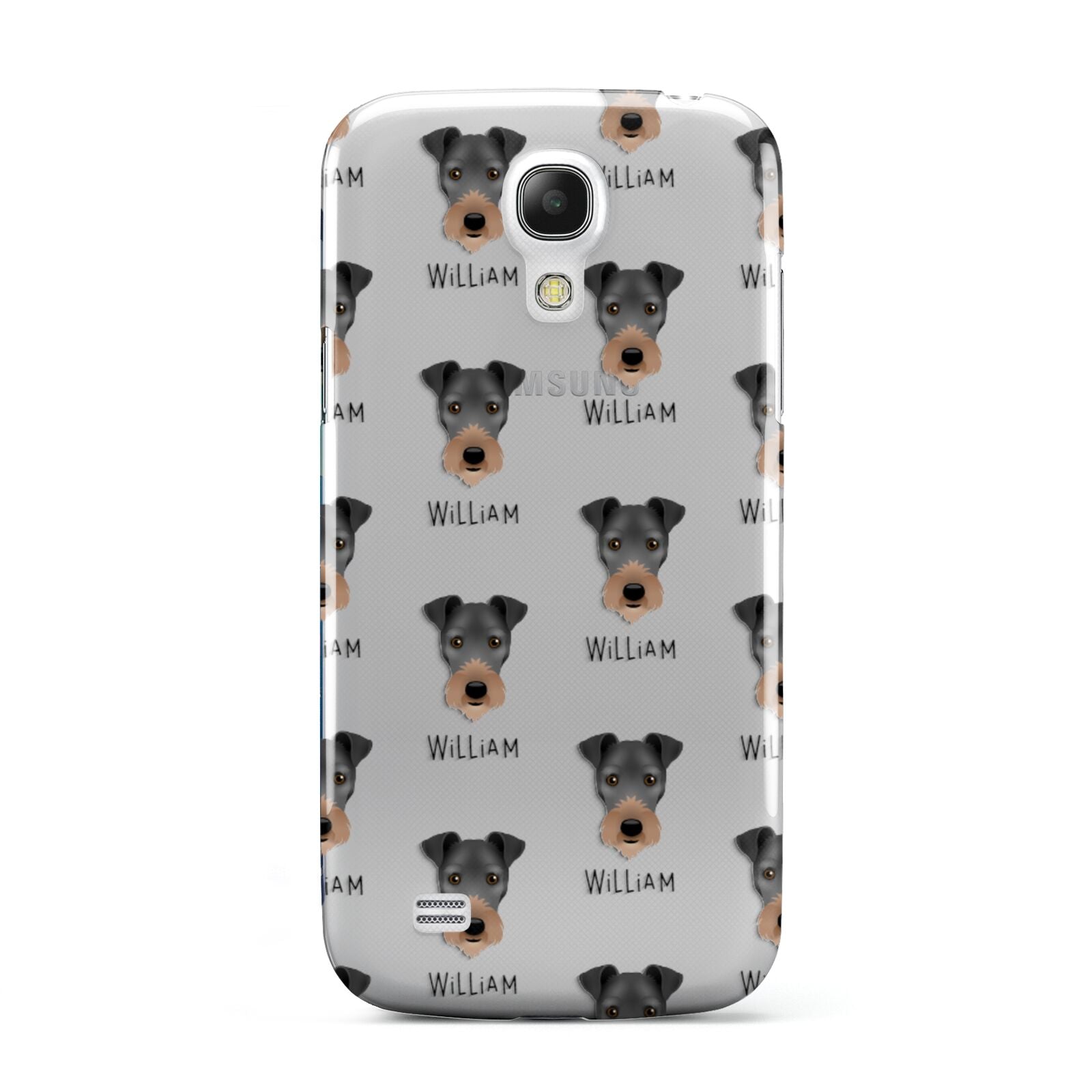 Irish Terrier Icon with Name Samsung Galaxy S4 Mini Case