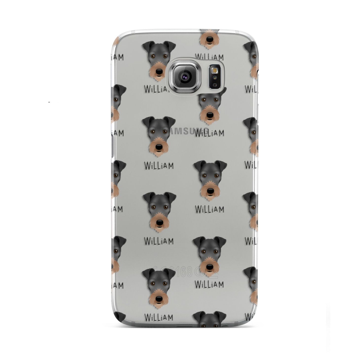 Irish Terrier Icon with Name Samsung Galaxy S6 Case