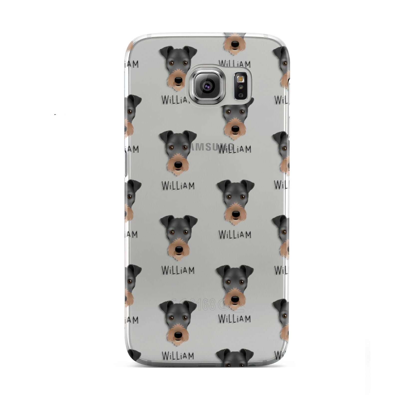 Irish Terrier Icon with Name Samsung Galaxy S6 Case