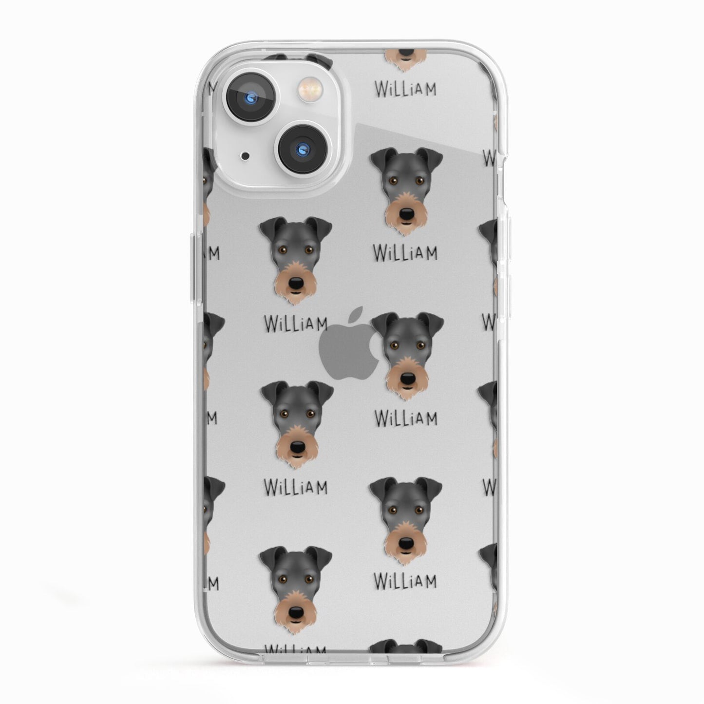 Irish Terrier Icon with Name iPhone 13 TPU Impact Case with White Edges