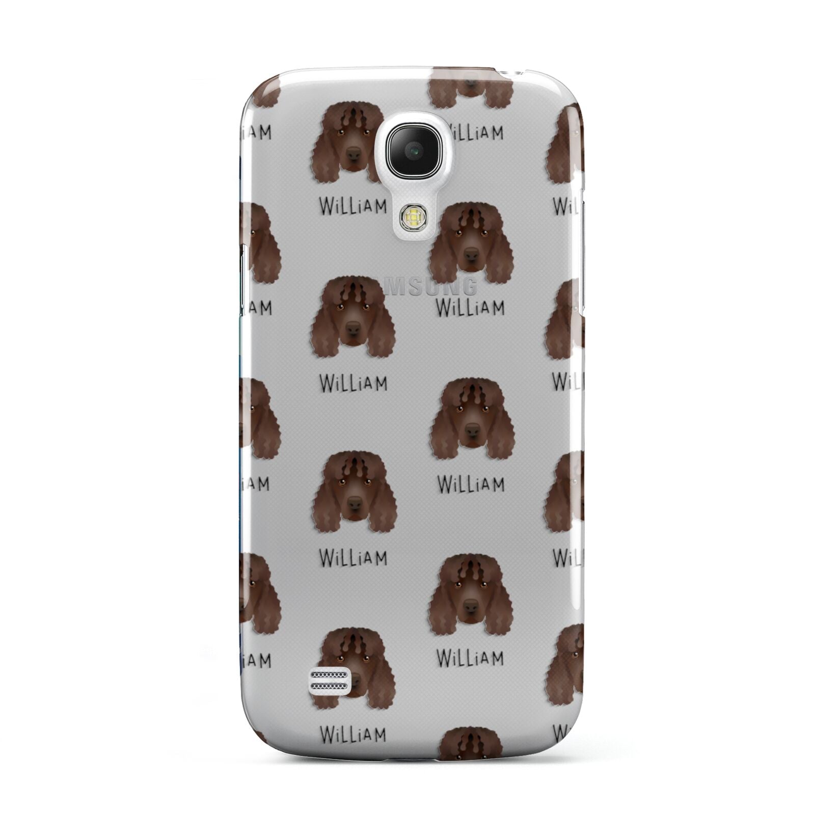 Irish Water Spaniel Icon with Name Samsung Galaxy S4 Mini Case