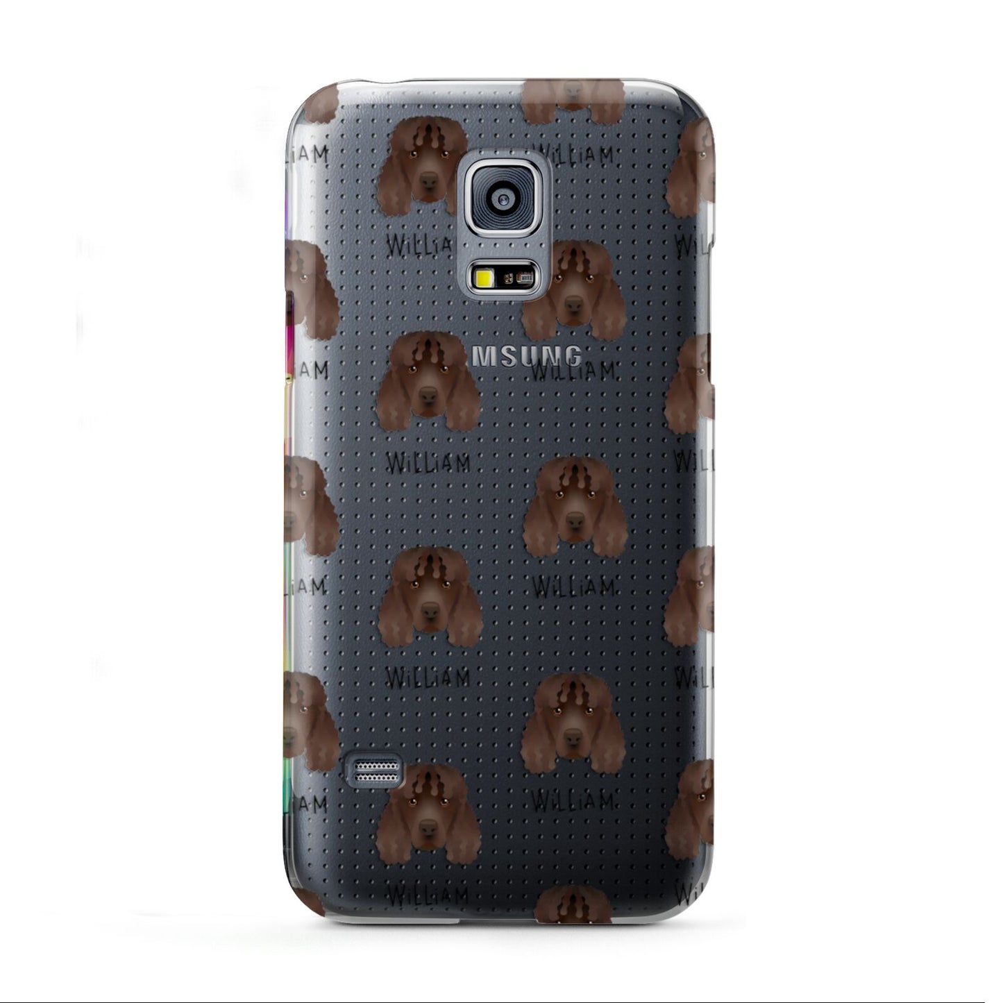 Irish Water Spaniel Icon with Name Samsung Galaxy S5 Mini Case