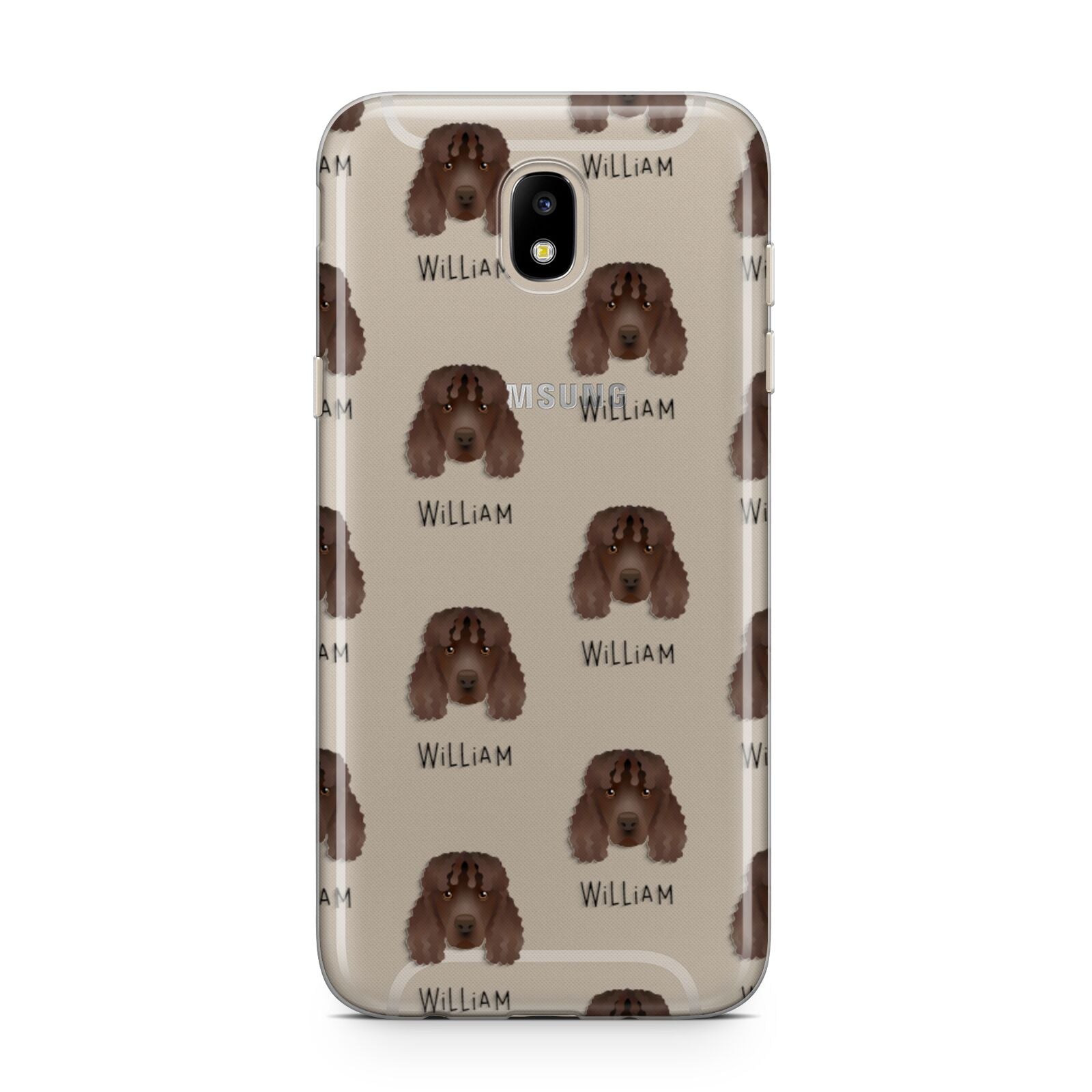 Irish Water Spaniel Icon with Name Samsung J5 2017 Case