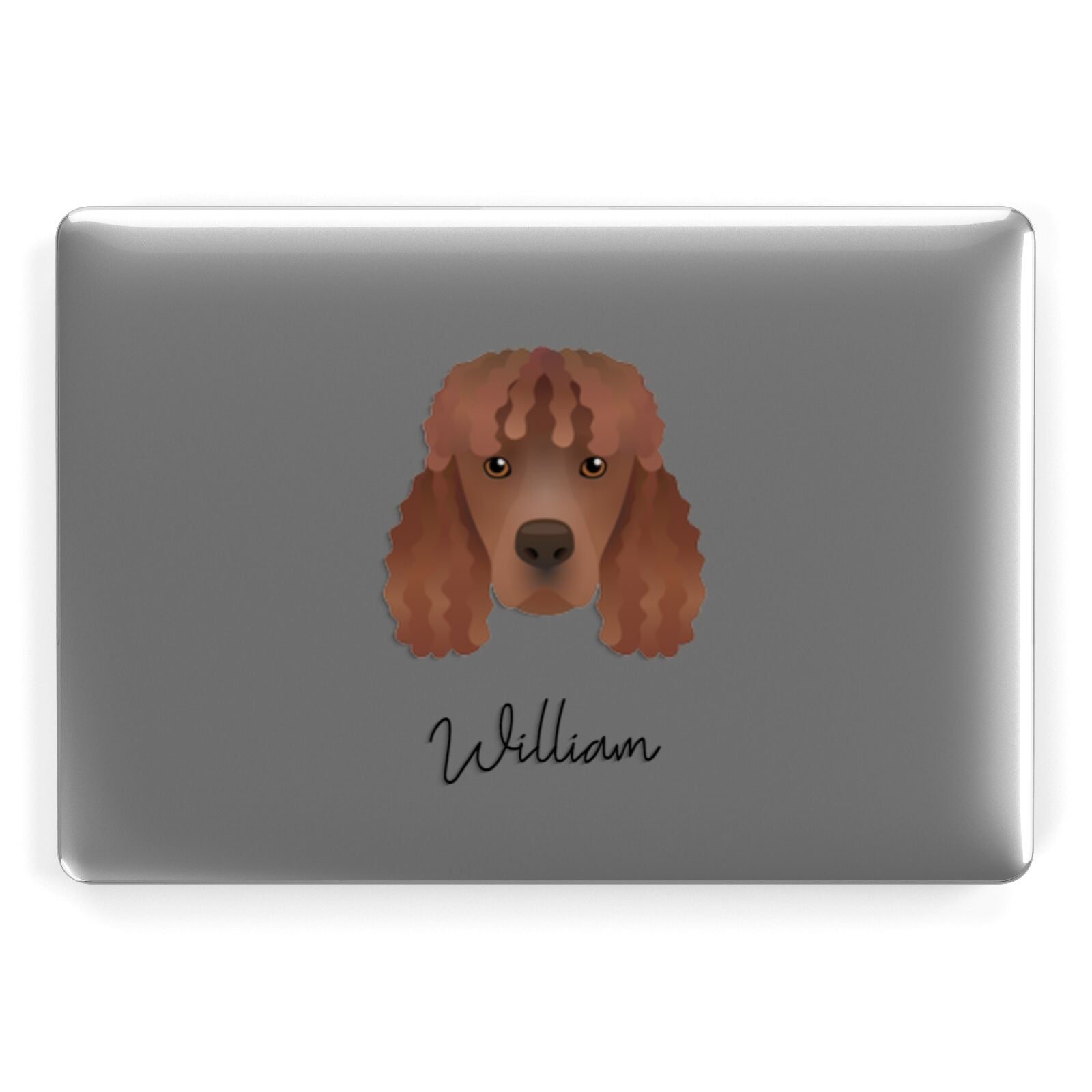 Irish Water Spaniel Personalised Apple MacBook Case