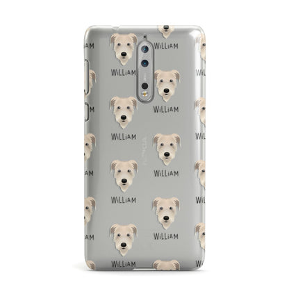 Irish Wolfhound Icon with Name Nokia Case