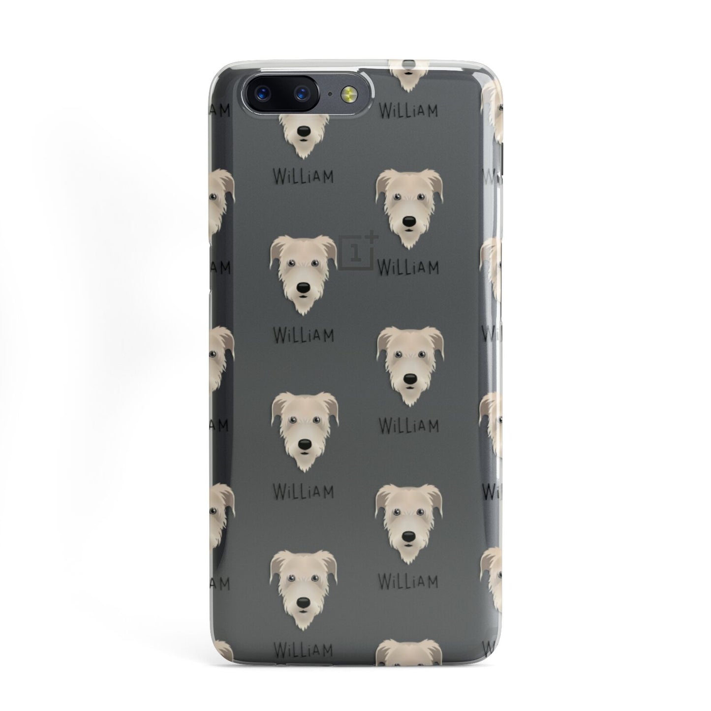 Irish Wolfhound Icon with Name OnePlus Case