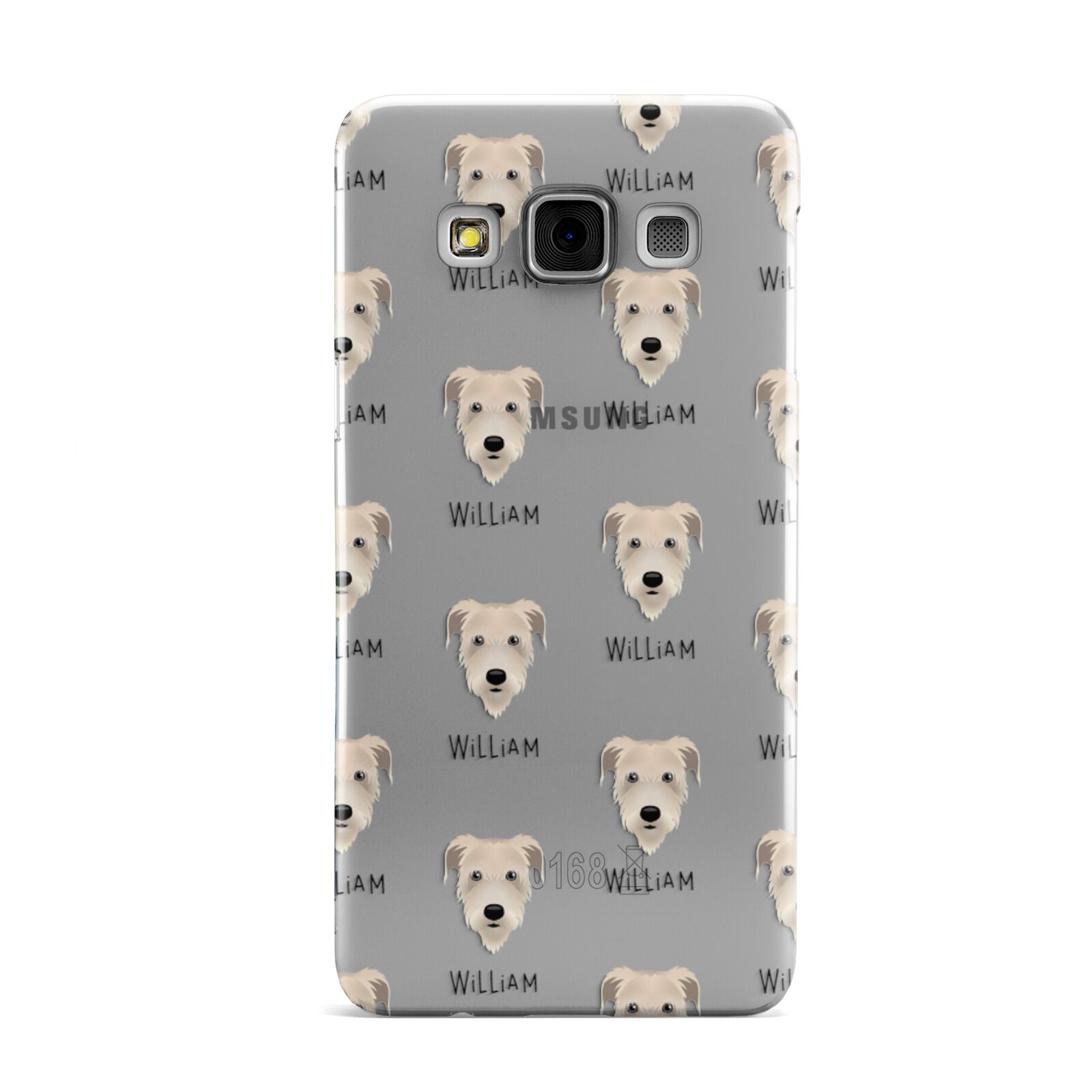 Irish Wolfhound Icon with Name Samsung Galaxy A3 Case