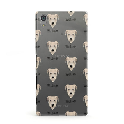 Irish Wolfhound Icon with Name Sony Xperia Case