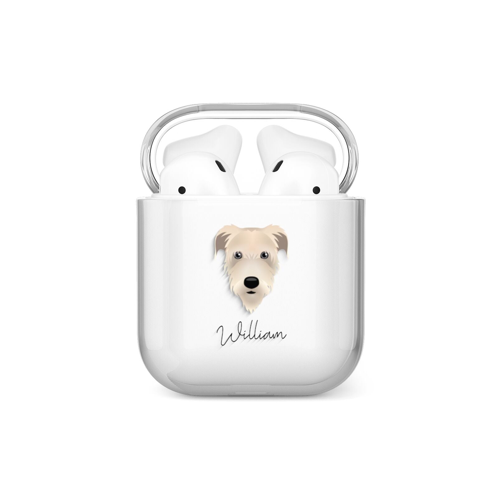 Irish Wolfhound Personalised AirPods Case