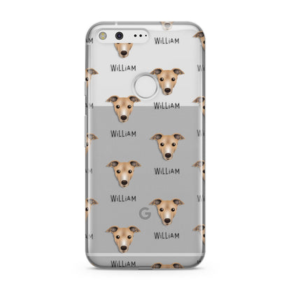 Italian Greyhound Icon with Name Google Pixel Case