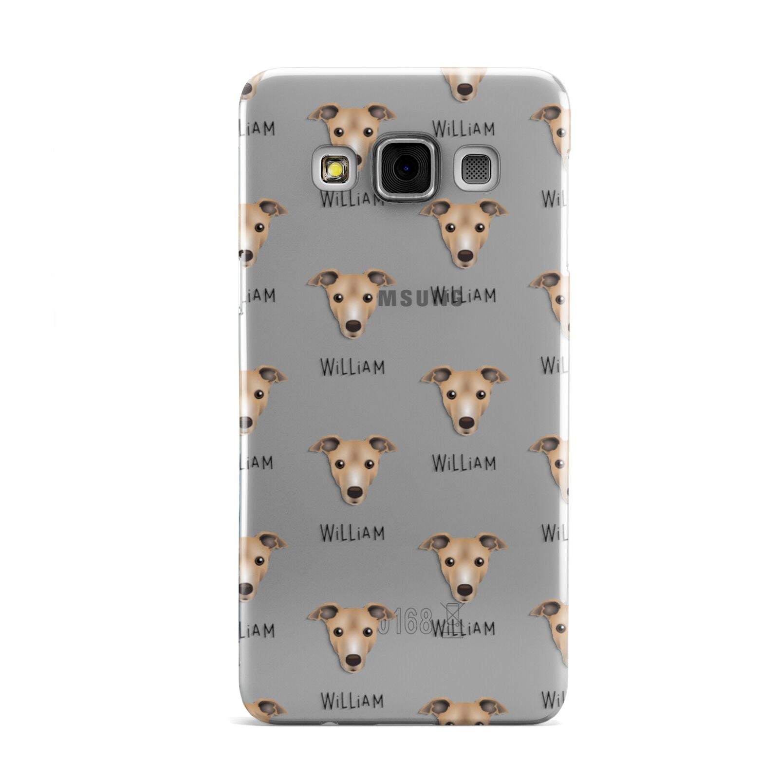 Italian Greyhound Icon with Name Samsung Galaxy A3 Case