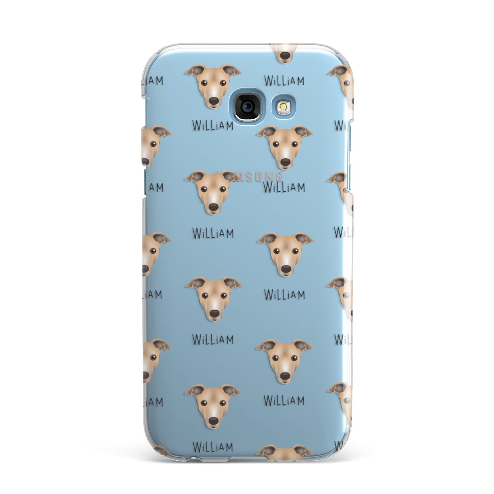 Italian Greyhound Icon with Name Samsung Galaxy A7 2017 Case