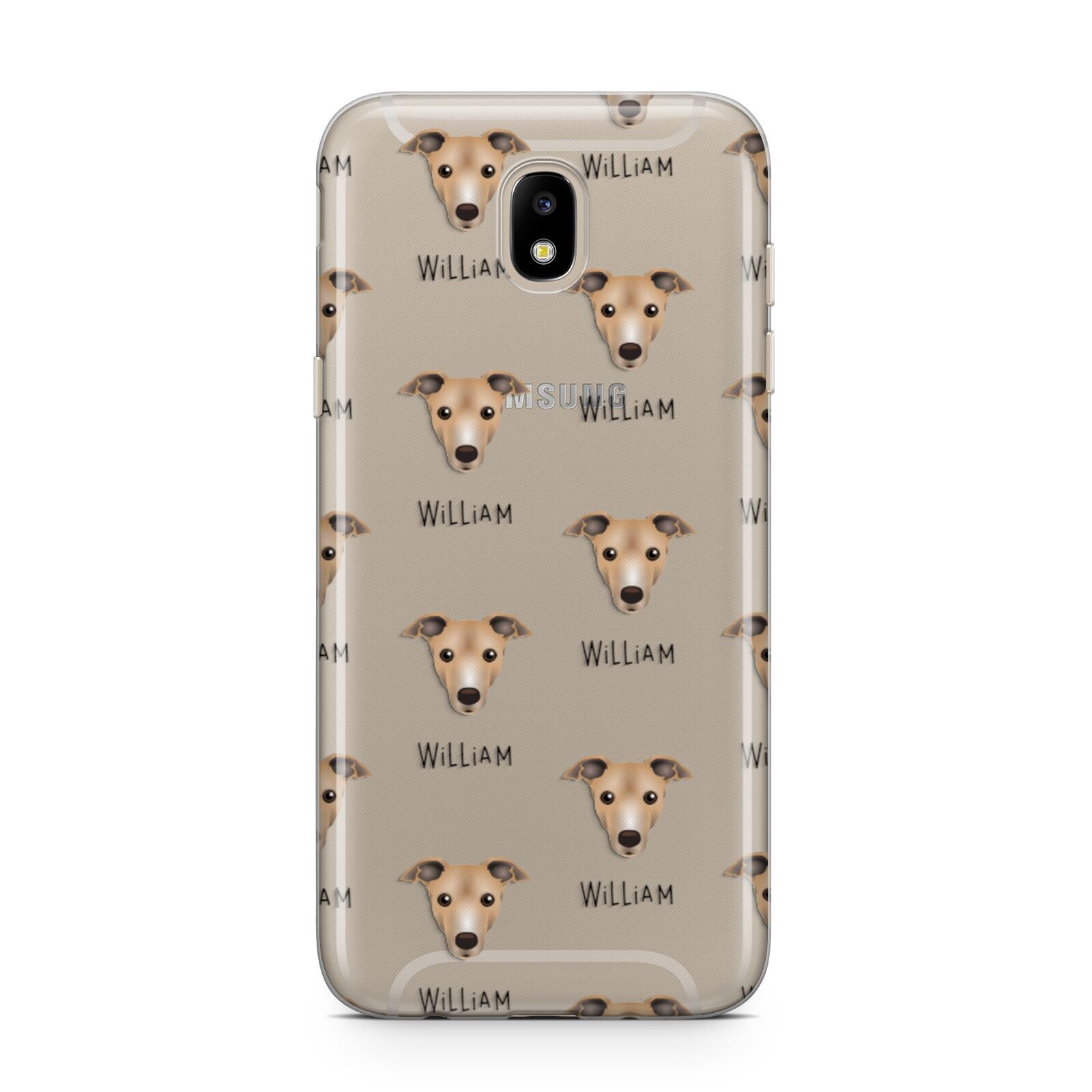 Italian Greyhound Icon with Name Samsung J5 2017 Case