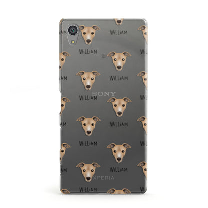 Italian Greyhound Icon with Name Sony Xperia Case