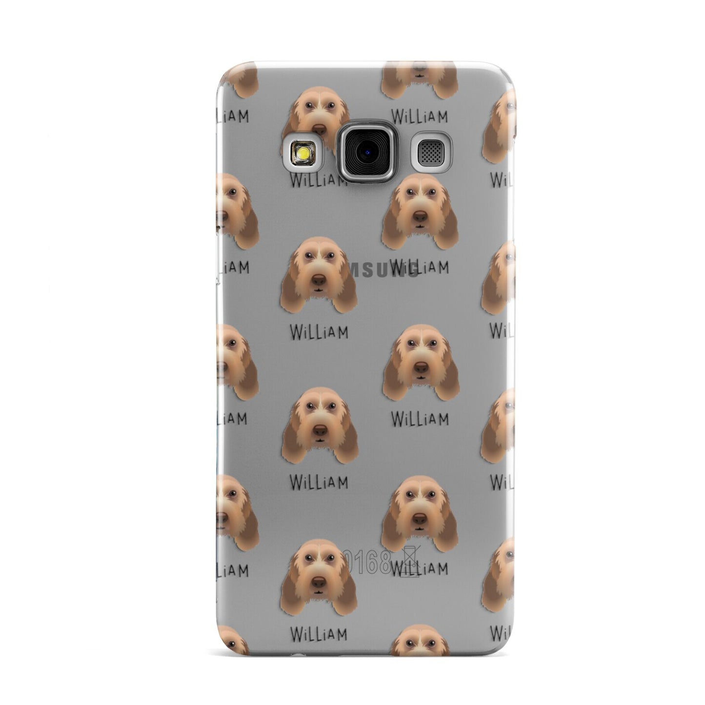 Italian Spinone Icon with Name Samsung Galaxy A3 Case