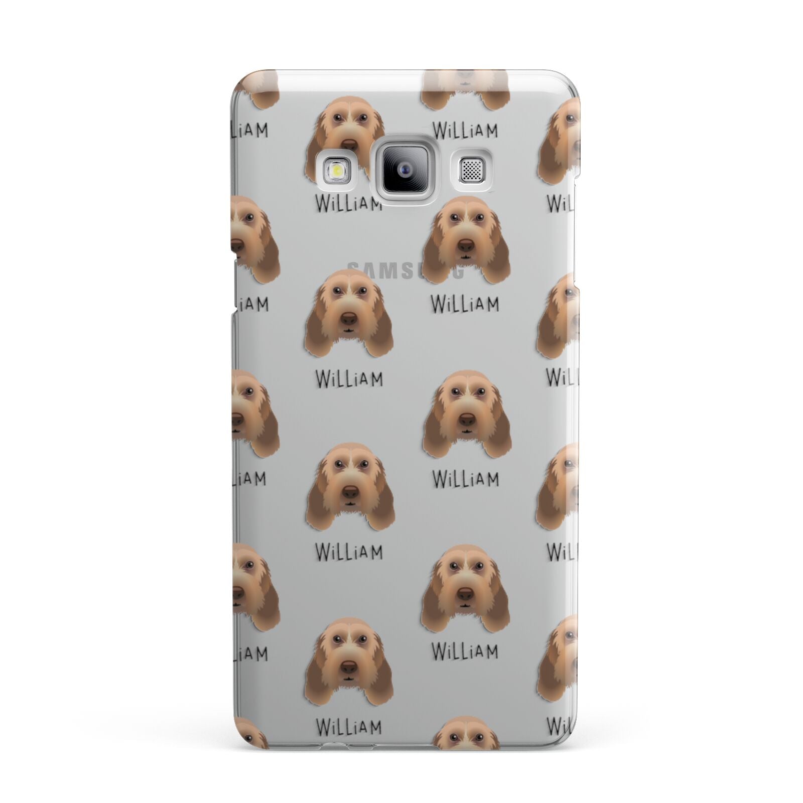 Italian Spinone Icon with Name Samsung Galaxy A7 2015 Case