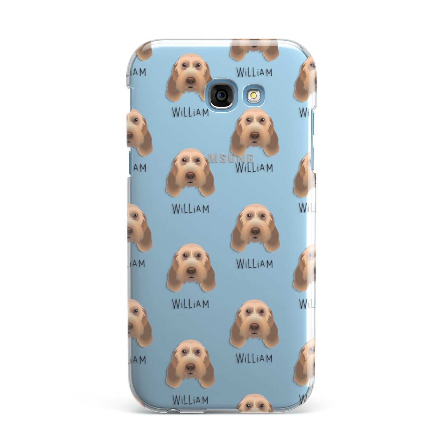 Italian Spinone Icon with Name Samsung Galaxy A7 2017 Case