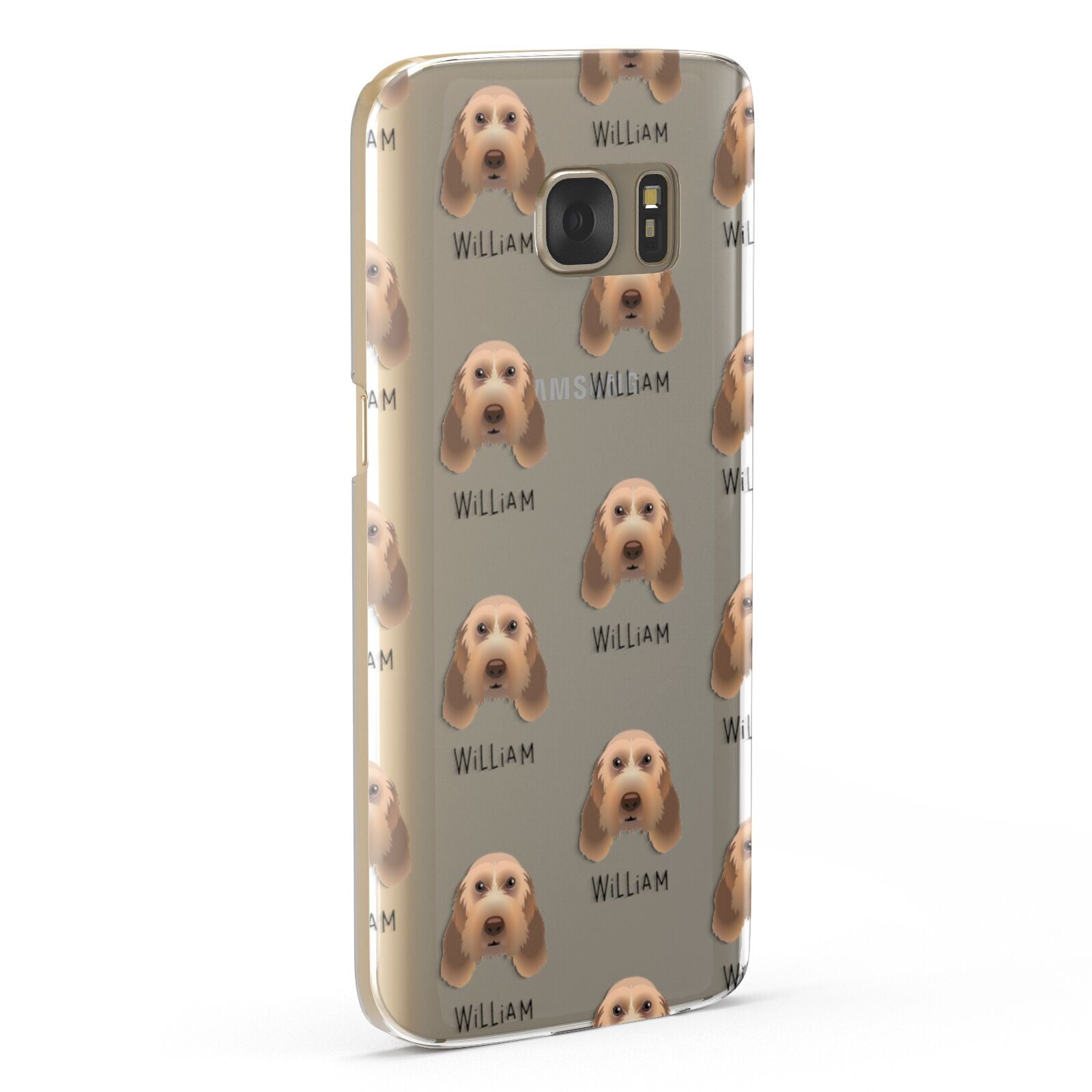 Italian Spinone Icon with Name Samsung Galaxy Case Fourty Five Degrees