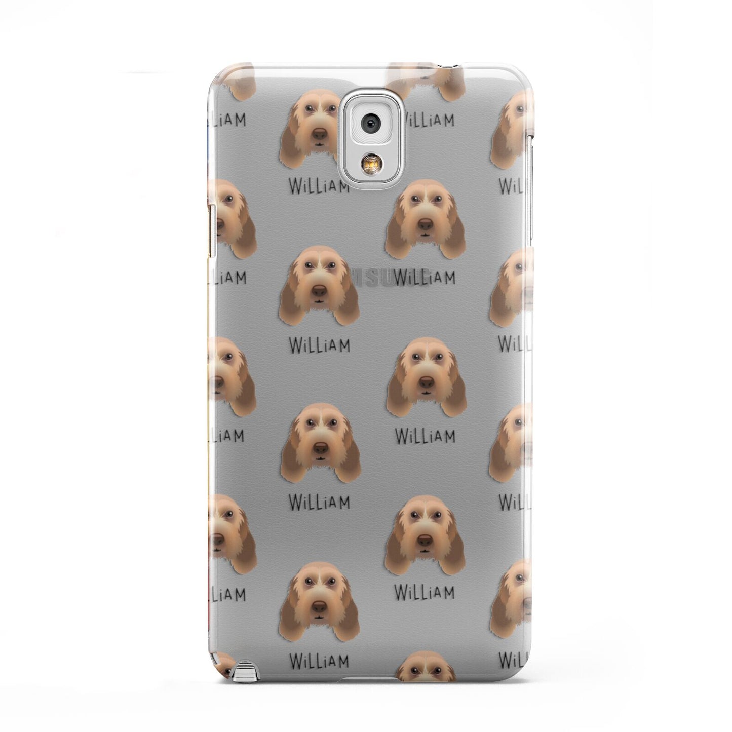 Italian Spinone Icon with Name Samsung Galaxy Note 3 Case