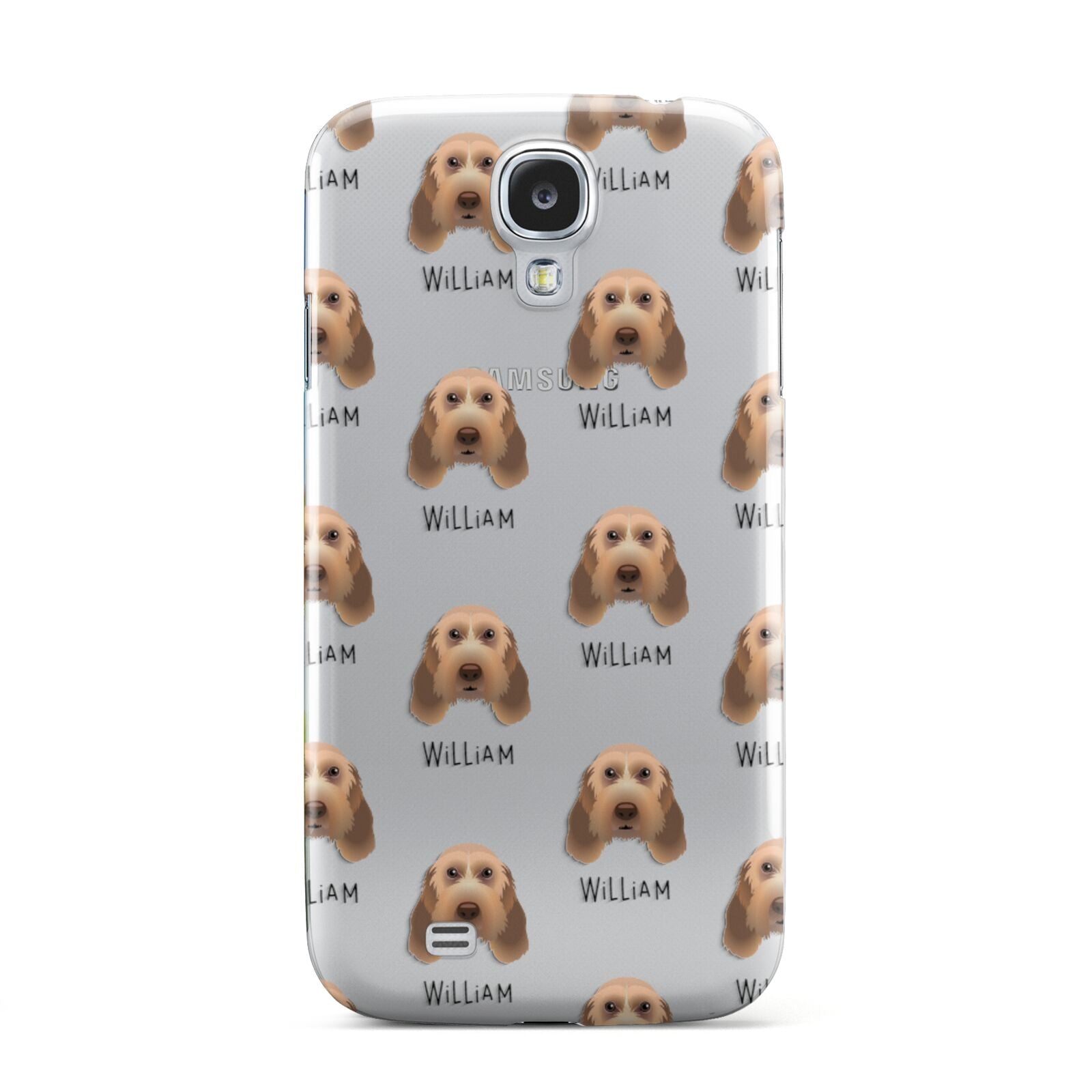 Italian Spinone Icon with Name Samsung Galaxy S4 Case