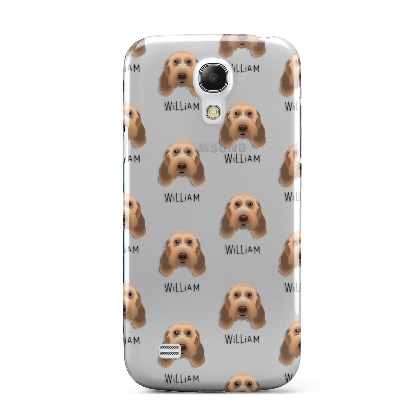 Italian Spinone Icon with Name Samsung Galaxy S4 Mini Case