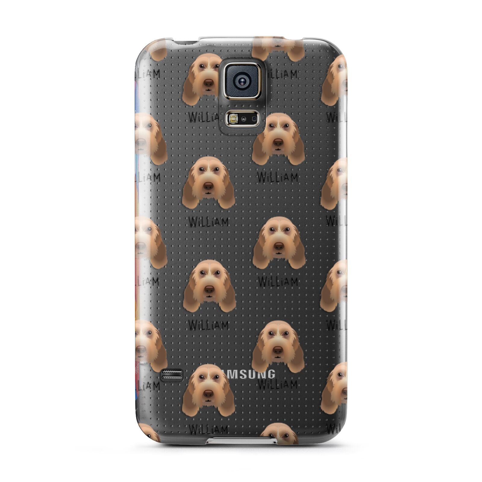 Italian Spinone Icon with Name Samsung Galaxy S5 Case