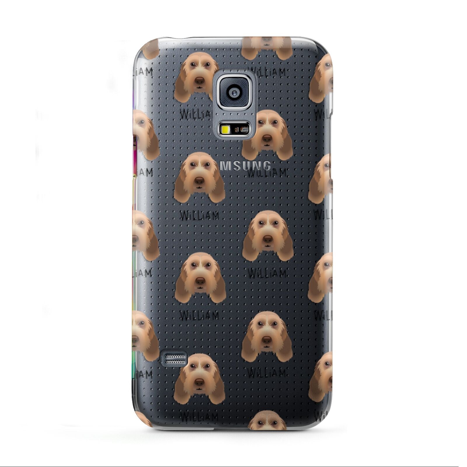 Italian Spinone Icon with Name Samsung Galaxy S5 Mini Case