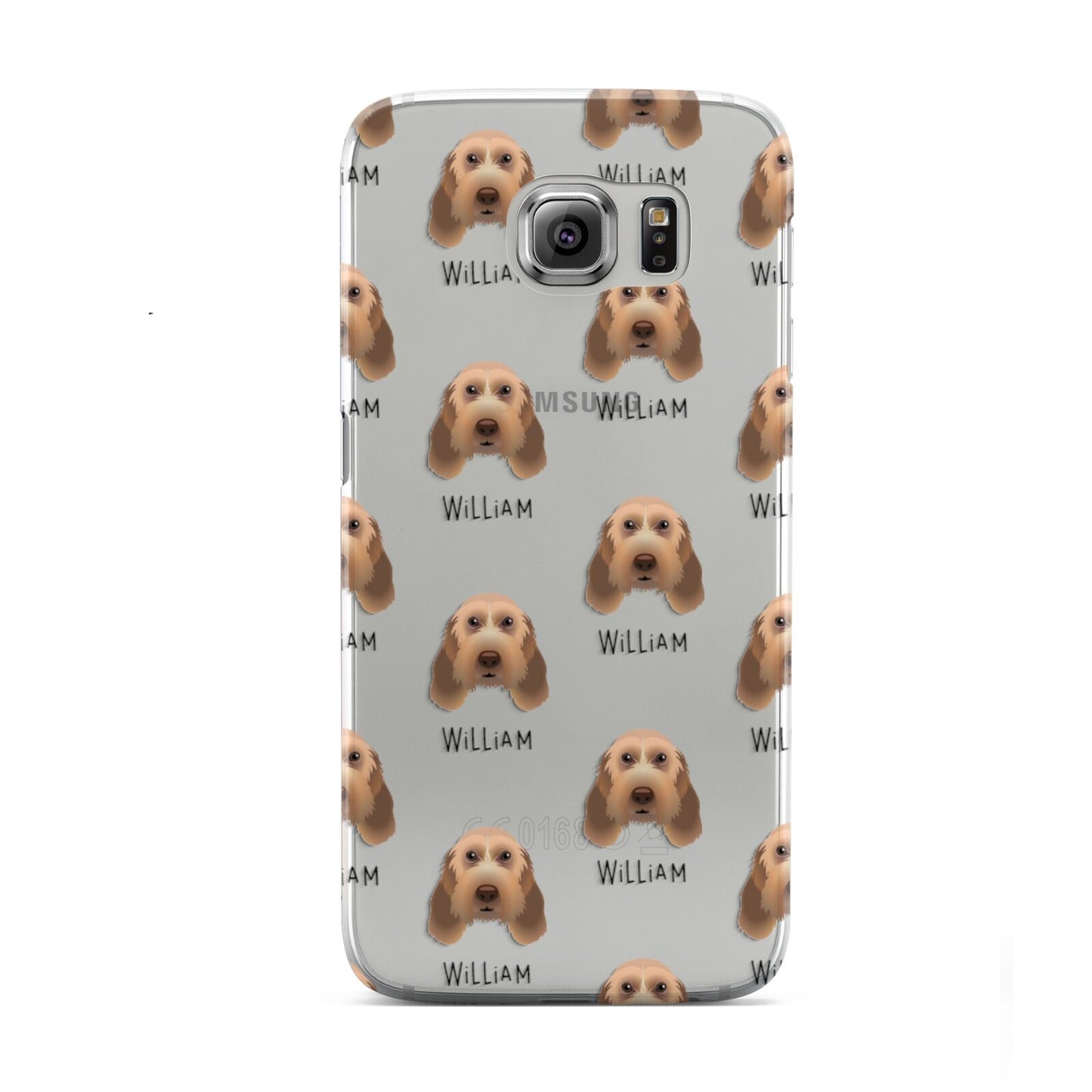 Italian Spinone Icon with Name Samsung Galaxy S6 Case