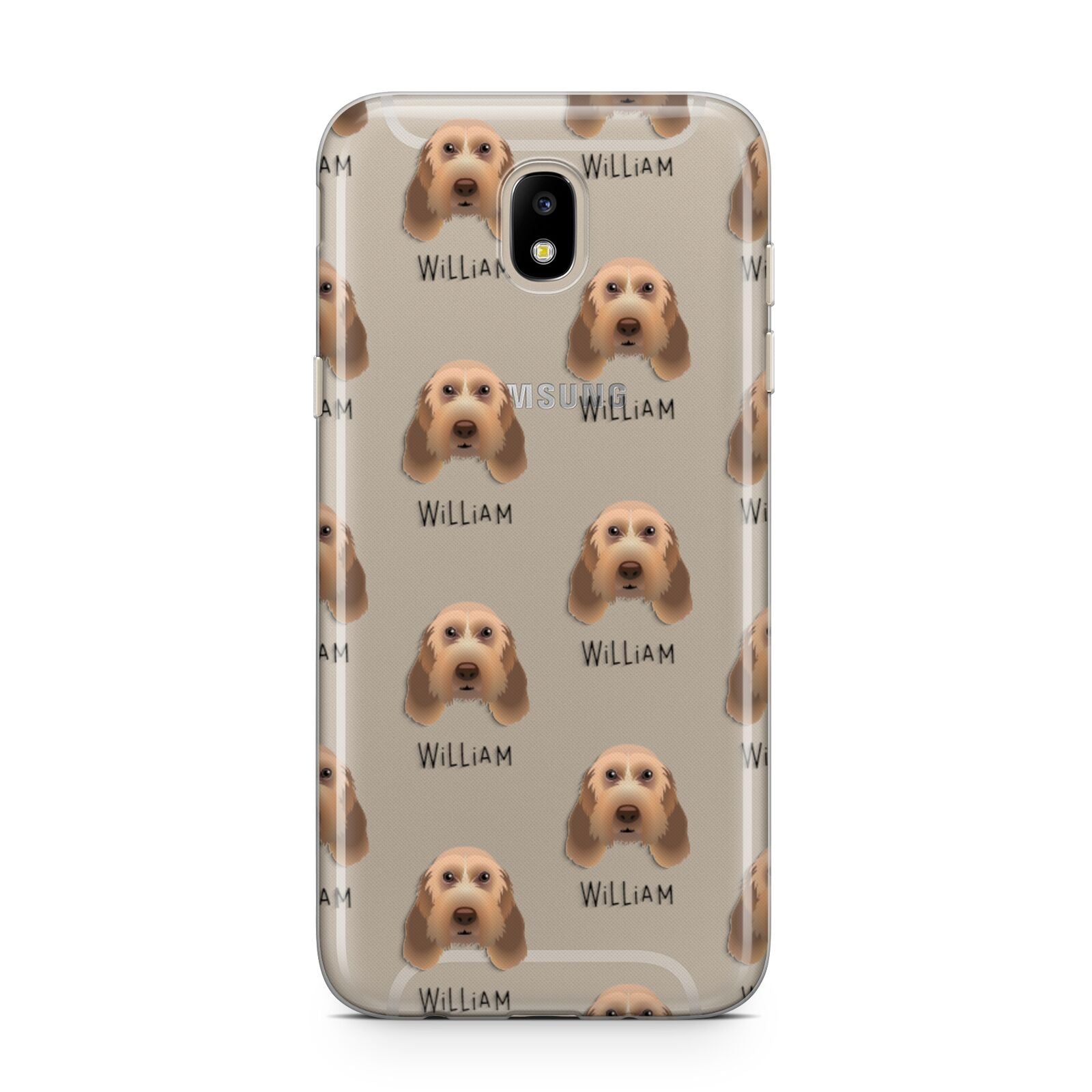 Italian Spinone Icon with Name Samsung J5 2017 Case